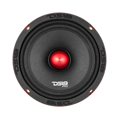 DS18 PRO-X6.4BM  6.5 Bullet Mid-Range Loudspeaker  250W RMS/500W MAX, 4-Ohms