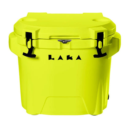 LAKA Coolers 30 Qt Cooler w/Telescoping Handle & Wheels - Yellow - Boat Gear USA