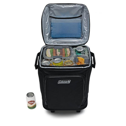 Coleman CHILLER™ 42-Can Soft-Sided Portable Cooler w/Wheels - Black - Boat Gear USA