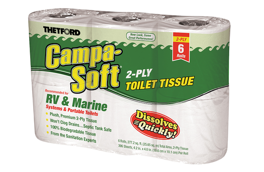 THETFORD - CAMPA SOFT TISSUE 6PK - 96005