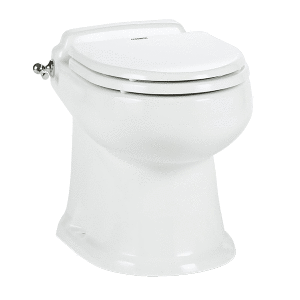 Dometic Masterflush 8740 Macerator Toilet - 12V - White