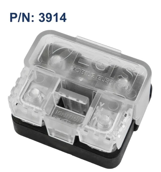EGIS Compact Medium Amp AMI/MIDI Fuse Block (MAXI Replacement) Retail Pack