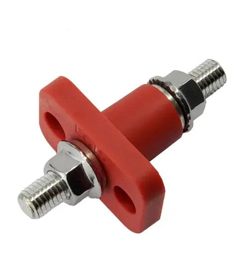 EGIS Feed Through Terminal Red M10 (3/8") Retail Pack