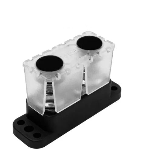EGIS PowerBar Dual M10 (3/8) Studs - 250A w-Cover Retail Pack