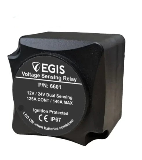 EGIS Mini Automatic Charging Relay 125 Amp Bulk Pack