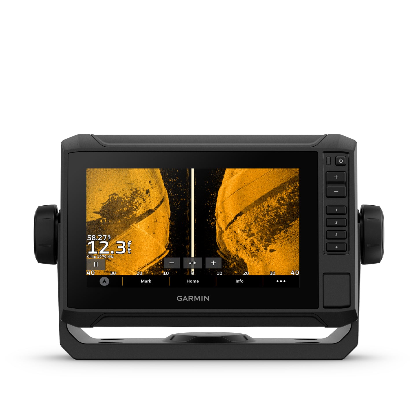 Garmin ECHOMAP UHD2 73sv US Lakes and Rivers GN+ with GT54-TM Transducer Remanufactured