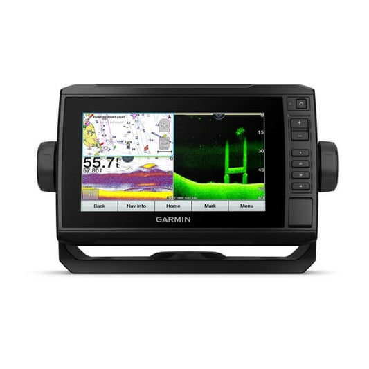 Garmin ECHOMAP UHD 74cv Combo US BlueChart g3 with GT24 Transducer - Remanufactured
