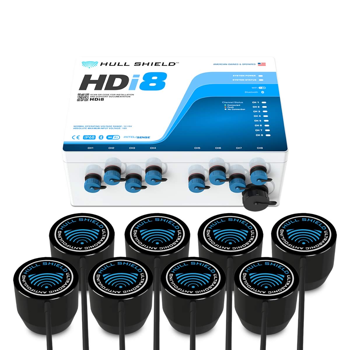 Hull Shield HDi8 Intelligent Ultrasonic Antifouling System