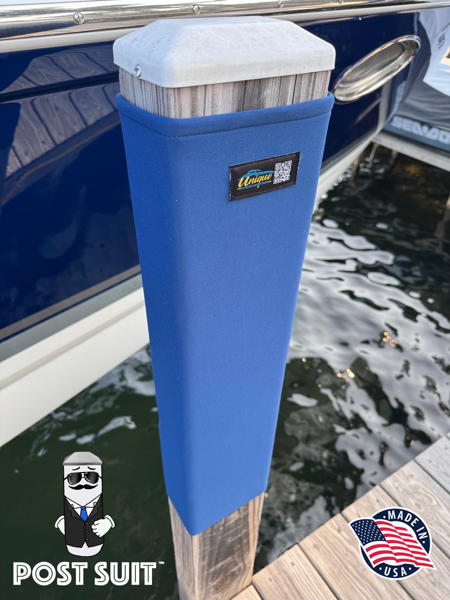 Post Suit (4" x 6" Post) Navy Blue