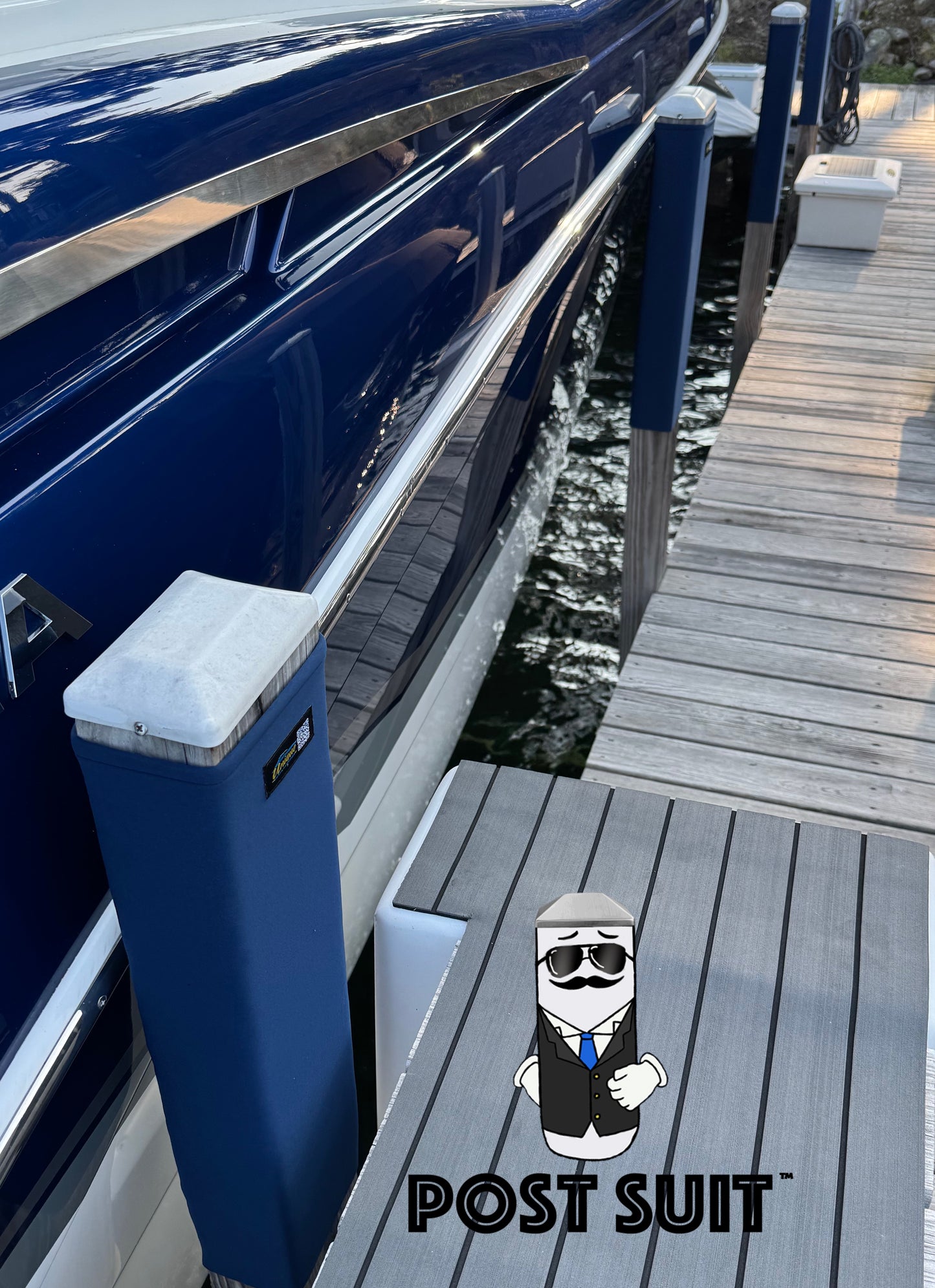 Post Suit (4" x 6" Post) Navy Blue