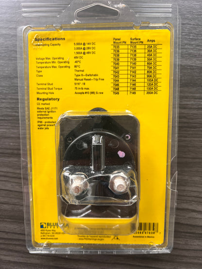 OPEN BOX Blue Sea Systems 187 Series Circuit Breaker - 50A