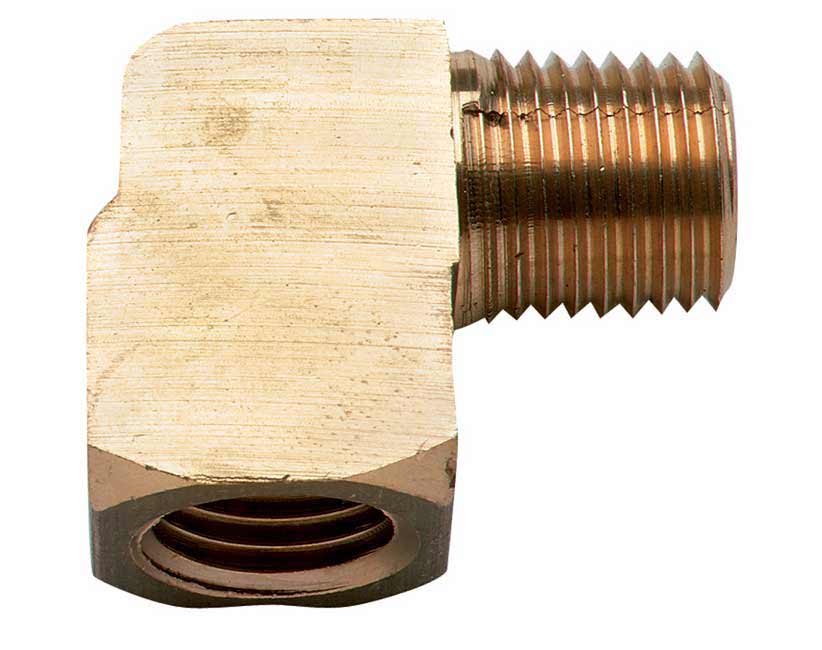 MALE/FEMALE 3/8 NPT BRS ELBOW