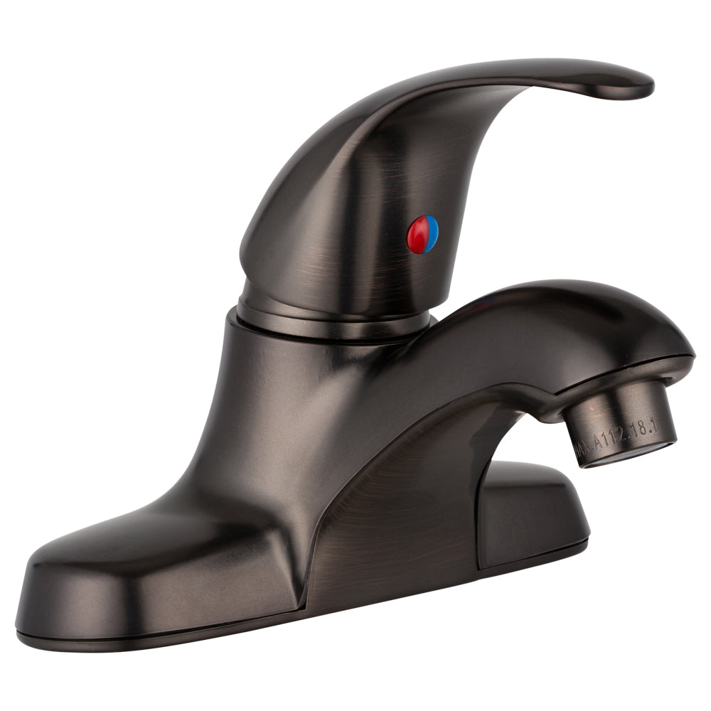 HDSNGL LVR FAUCET BRONZE