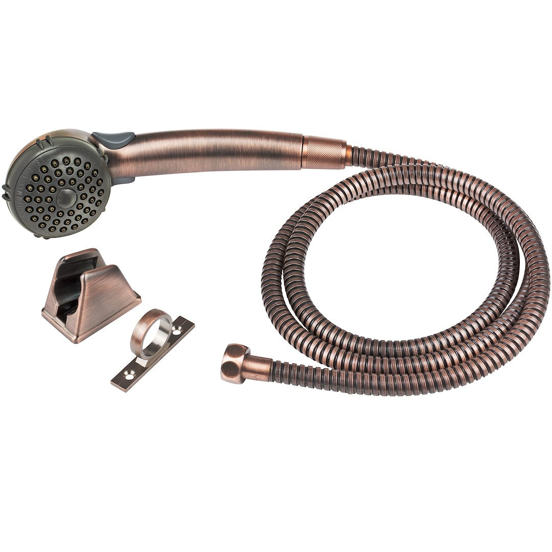SNGL SHWR WND&HOSE BRONZE