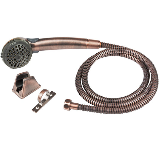 SNGL SHWR WND&HOSE BRONZE