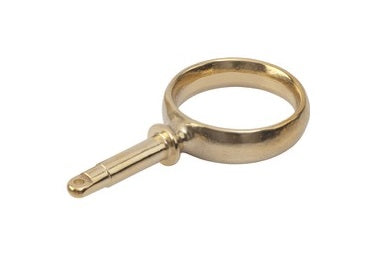 BRASS ROUND HORN OARLOCK 2' -