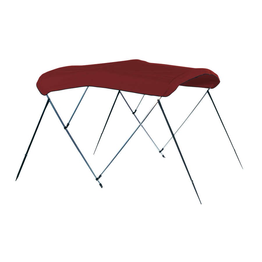 4 BOW(8'-SQ) PONTOON TOP W/BOOT SUN