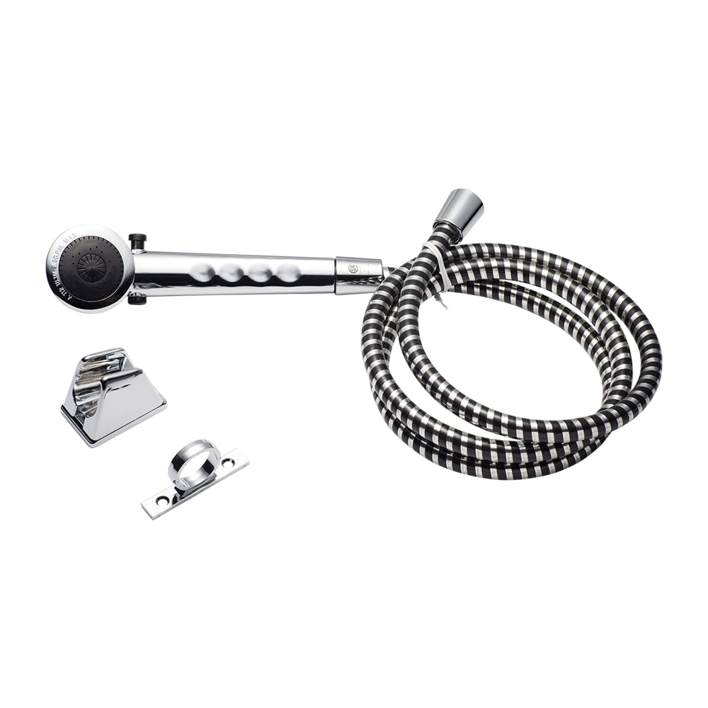 SHOWER HEAD & HOSE CHROME