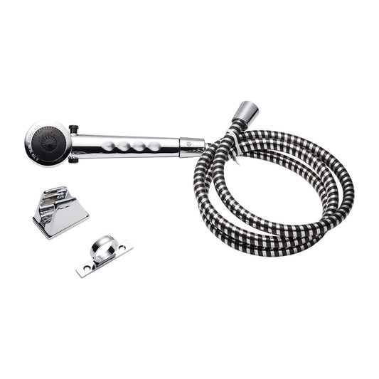 SHOWER HEAD & HOSE CHROME