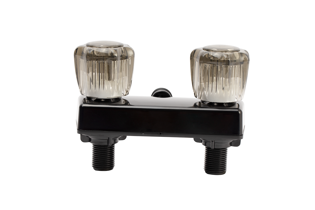 RV SHOWER FAUCET W/SMOKED ACRYLIC K