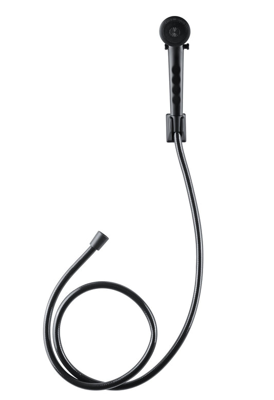 RV SHOWER HEAD & HOSE - MATTE BLACK