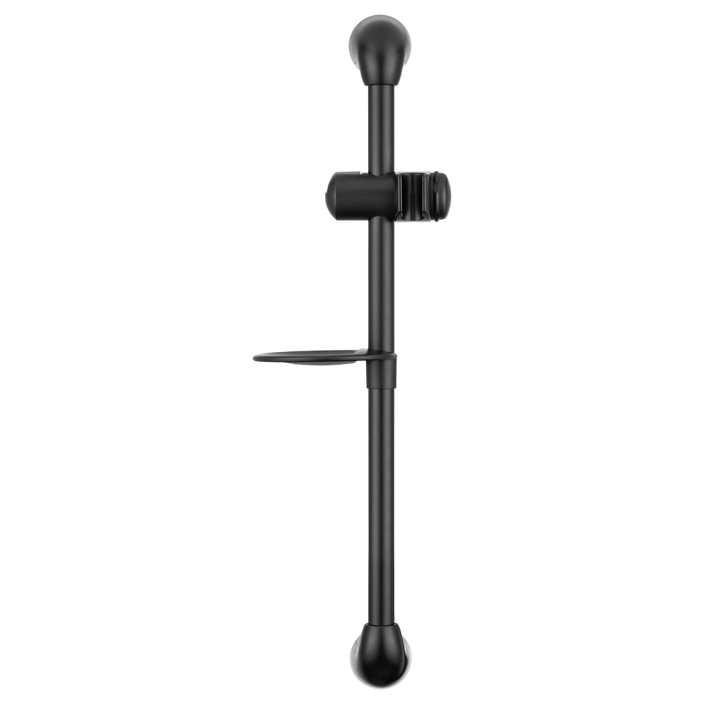 RV SHOWER SLIDE BAR - MATTE BLACK