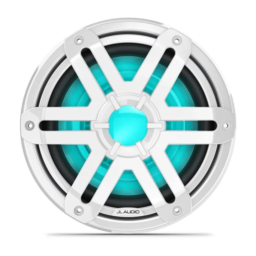 JL Audio M200 10in Marine Subwoofer with LED and White Sport Grille