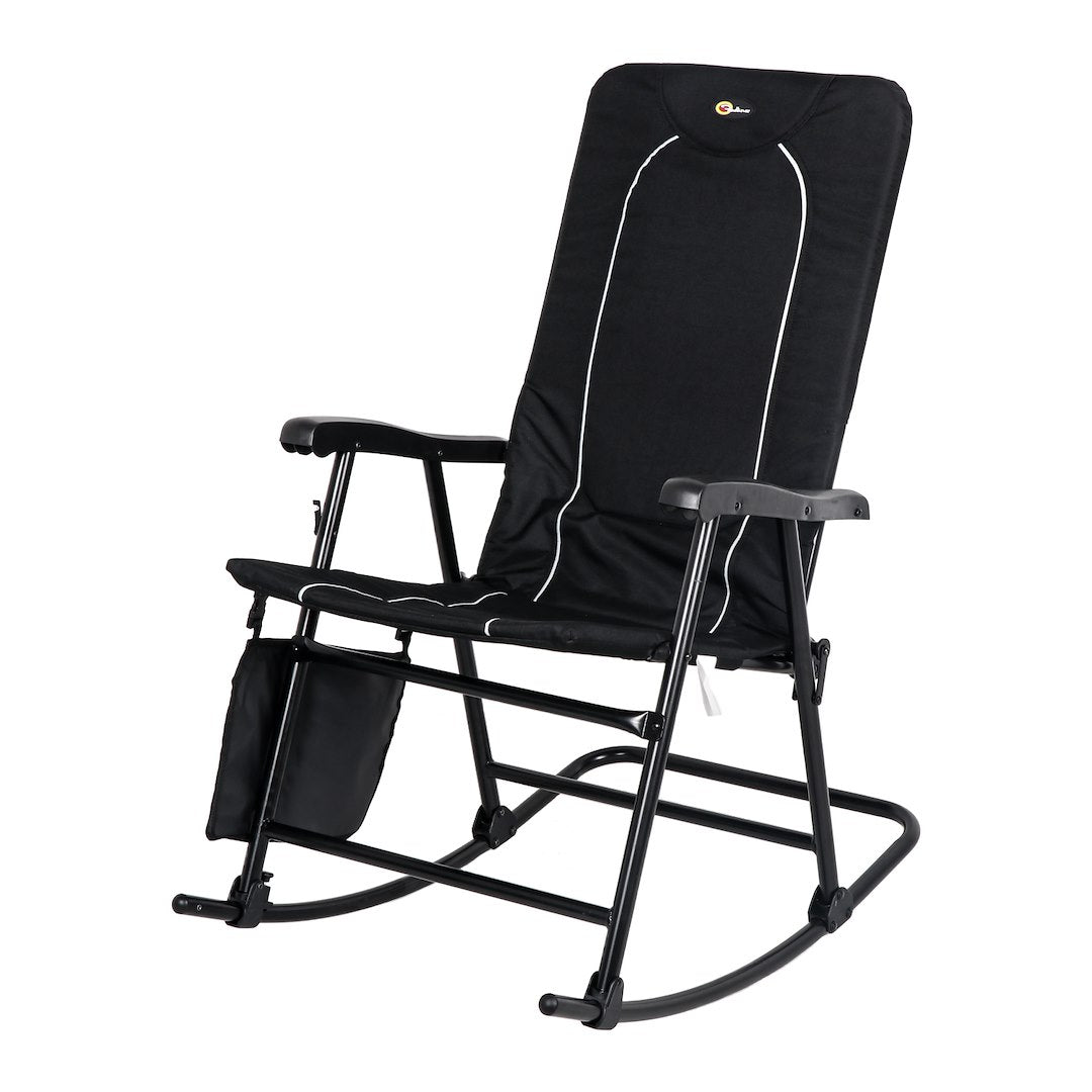FAULKNER - DAKOTA FLDG RKG CHAIR BLK/BLK - 49597H