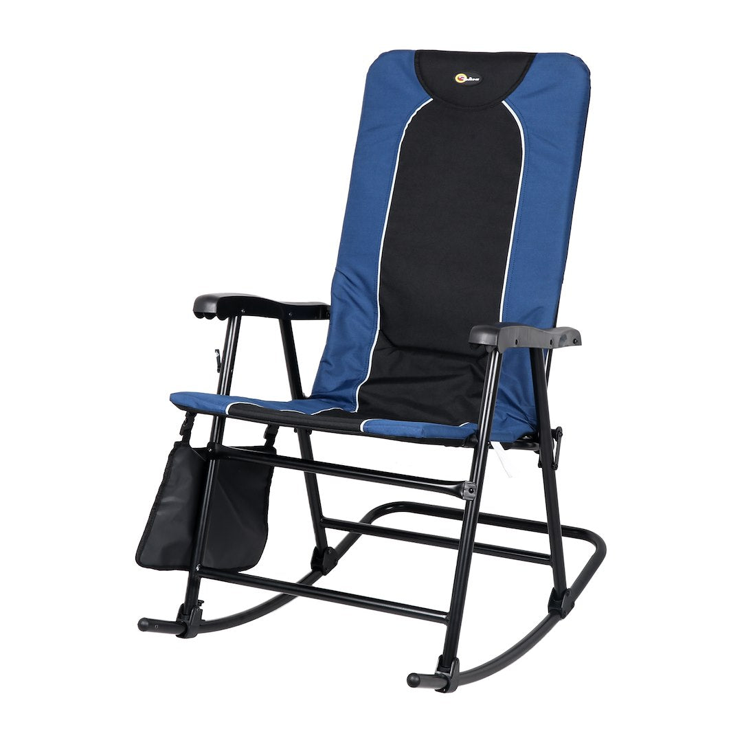 FAULKNER - DAKOTA FLDG RKG CHAIR BLU/BLK - 49598H