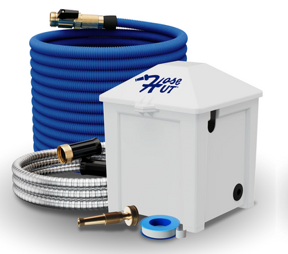 Hose Hut - Marine Wash Down System (5 PCS) White Cleaning and Maintenance