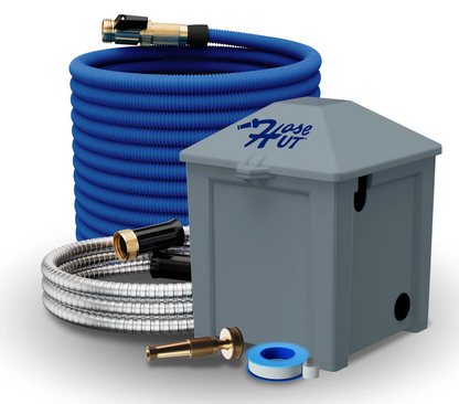 Hose Hut - Marine Wash Down System (5 PCS) Gray Cleaning and Maintenance