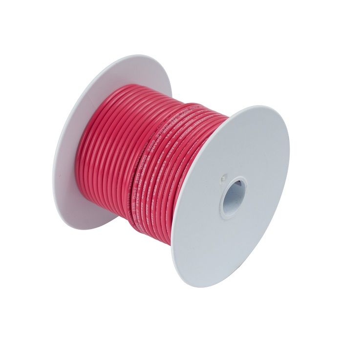 Ancor #8 Red 100' Spool Tinned Copper