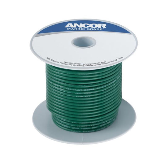 Ancor #8 Green 50' Spool Tinned Copper - Boat Gear USA