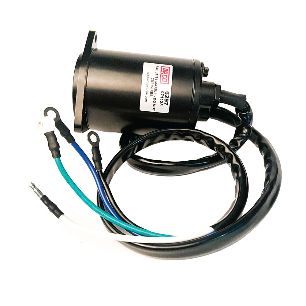 ARCO Marine Original Equipment Quality Replacement Yamaha Tilt Trim Motor - 1990-2003 250HP/1994-2003 225HP Units - Boat Gear USA