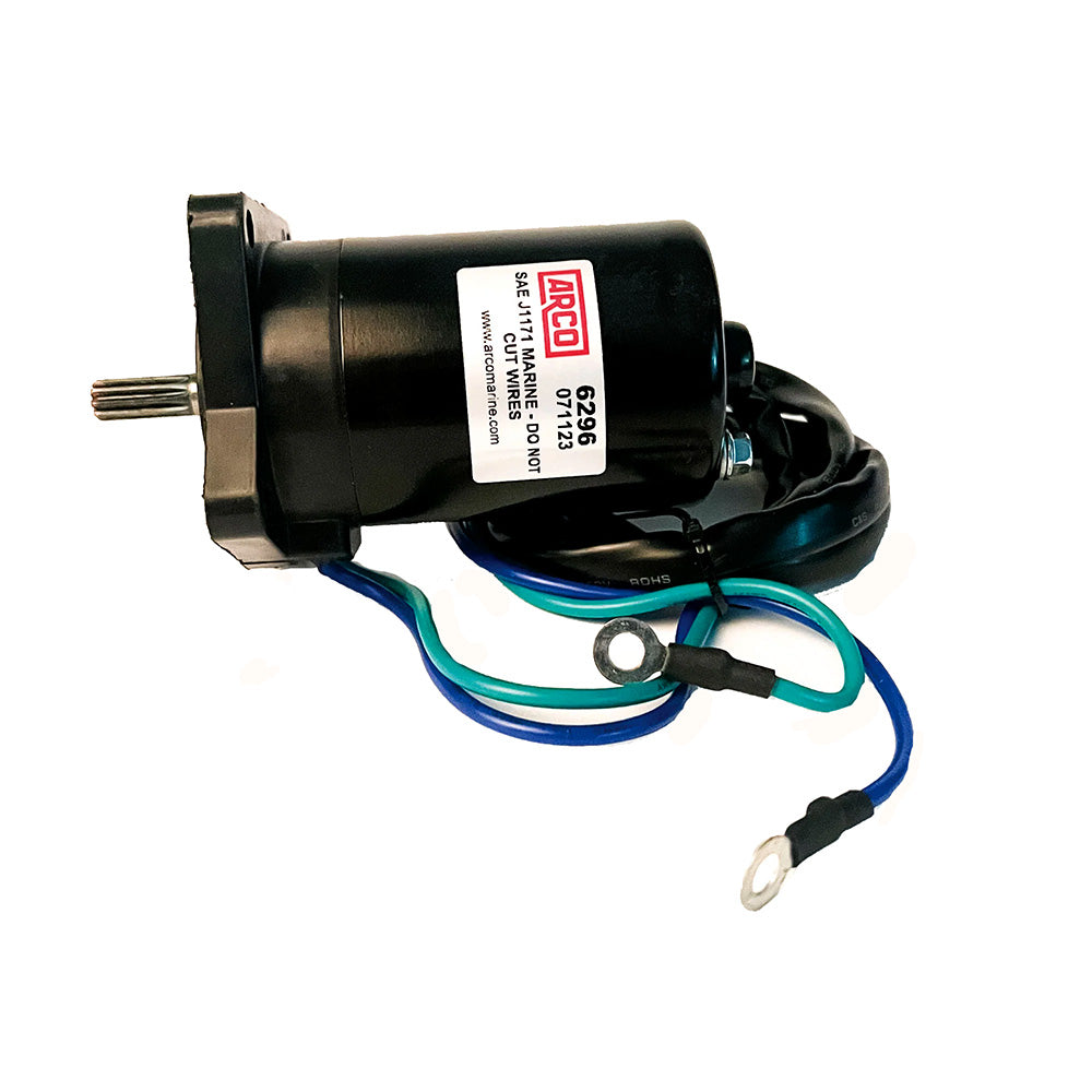 ARCO Marine Original Equipment Quality Replacement Yamaha Tilt Trim Motor - 2000-2019 T25 Series Engines - Boat Gear USA