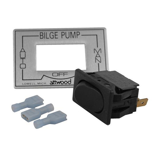 Attwood 3-Way Auto/Off/Manual Bilge Pump Switch - Boat Gear USA