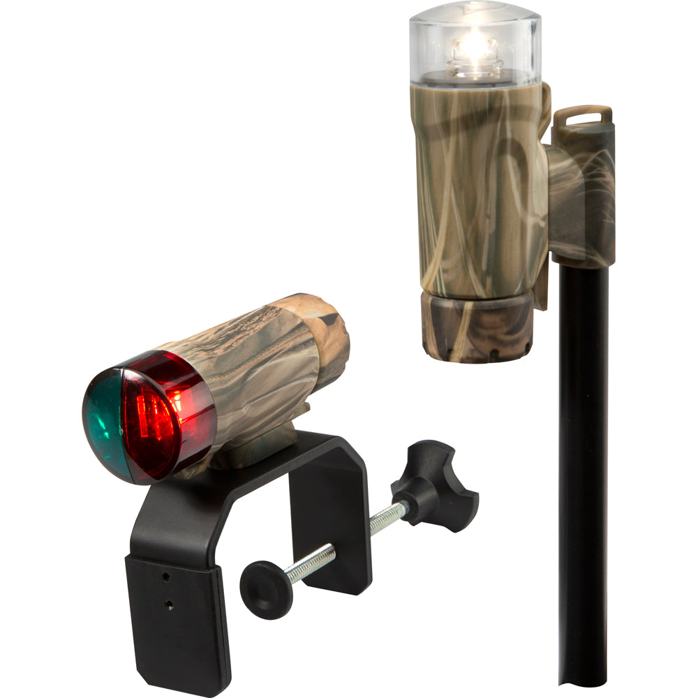 Attwood Clamp-On Portable LED Light Kit - RealTree® Max-4 Camo - Boat Gear USA