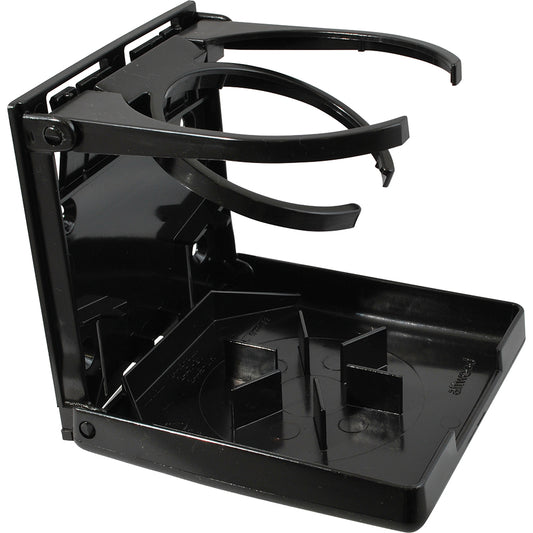 Attwood Fold-Up Drink Holder - Dual Ring - Black - Boat Gear USA