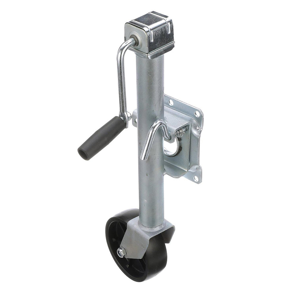 Attwood Fold-Up Trailer Jack - 1000 lb Capacity - Single Wheel - Boat Gear USA