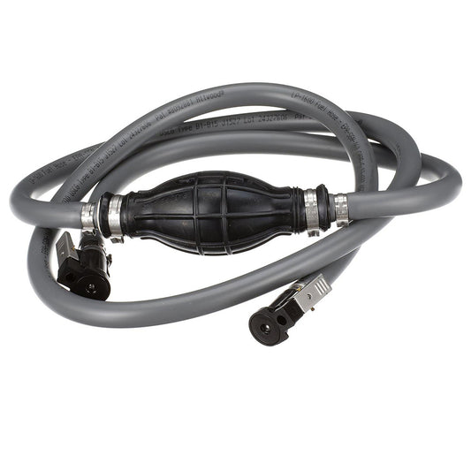 Attwood Johnson/Evinrude Fuel Line Kit - 3/8" Diameter x 6' Length (No Tank Fitting) - Boat Gear USA