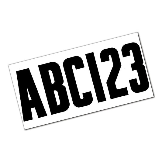 Attwood Letter & Number Kit - Black - Boat Gear USA