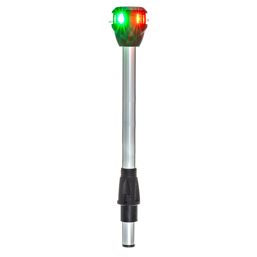 Attwood LightArmor Bi-Color Navigation Pole Light w/Task Light - Straight - 10" - Boat Gear USA