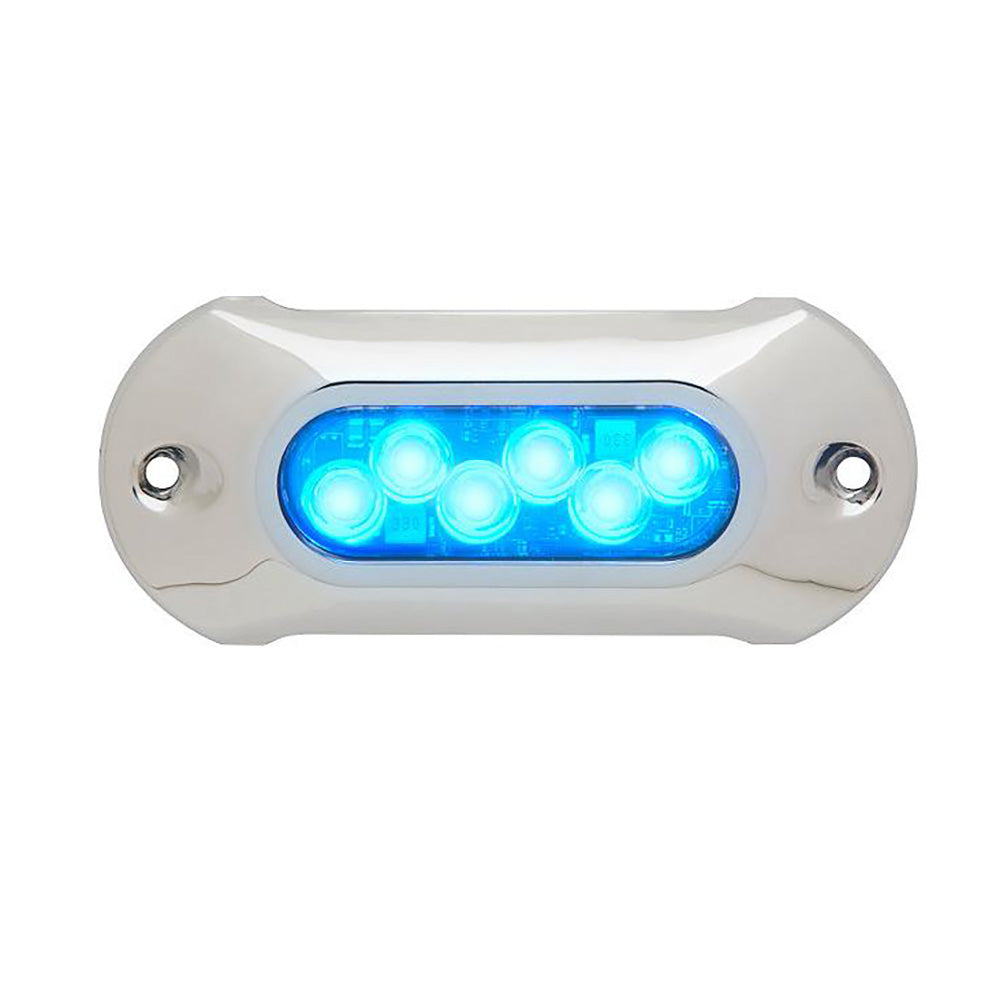 Attwood LightArmor HPX Underwater Light - 6 LED & Blue - Boat Gear USA