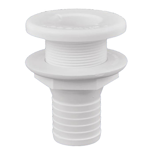 Attwood Plastic Thru-Hull Fitting - 1-1/2" - White - Boat Gear USA