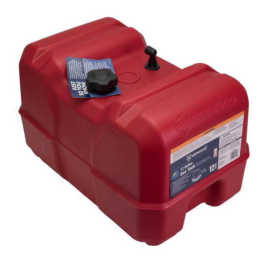 Attwood Portable Fuel Tank - 12 Gallon w/o Gauge - Boat Gear USA