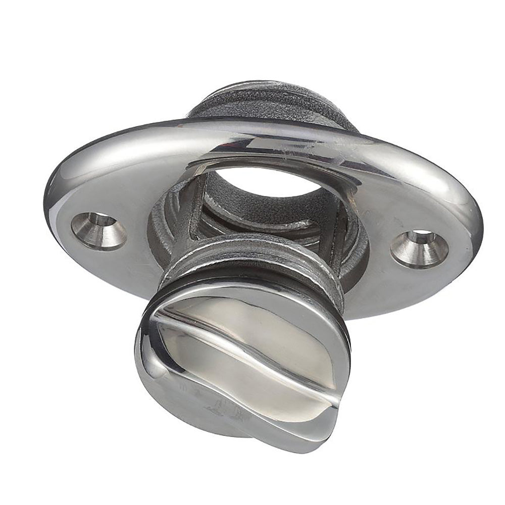Attwood Stainless Steel Garboard Drain Plug - 7/8" Diameter - Boat Gear USA