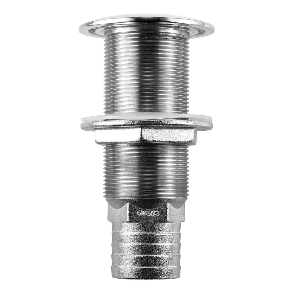 Attwood Stainless Steel Scupper Valve Barbed - 1-1/2" Hose Size - Boat Gear USA