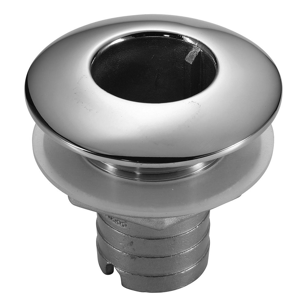 Attwood Stainless Steel Thru-Hull Short Straight Barbed - 1-1/4" Inner Diameter - Boat Gear USA