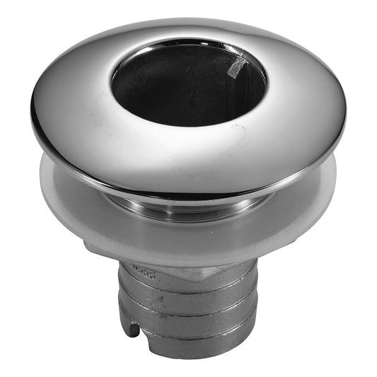 Attwood Stainless Steel Thru-Hull Short Straight Barbed - 1-1/4" Inner Diameter - Boat Gear USA