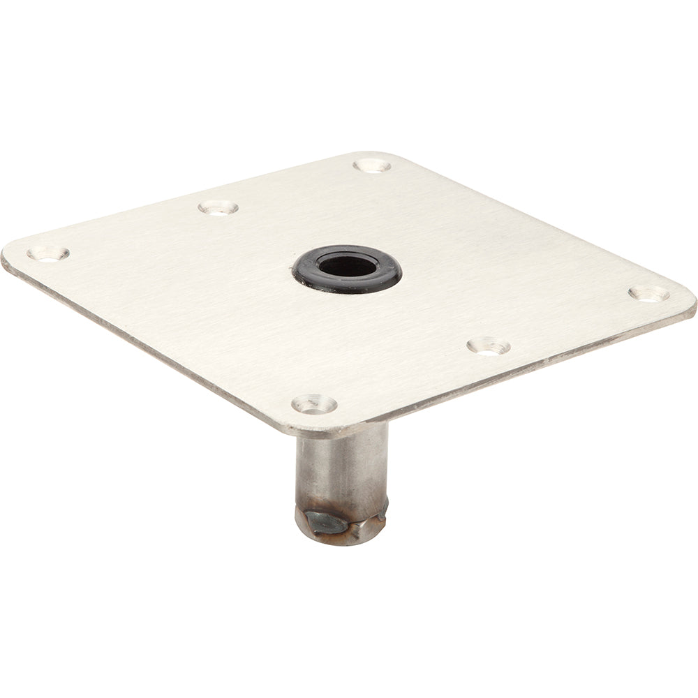 Attwood SWIVL-EZE 7x7 Lock'N-Pin Zinc Plated Steel 3/4" Pin Base - Boat Gear USA